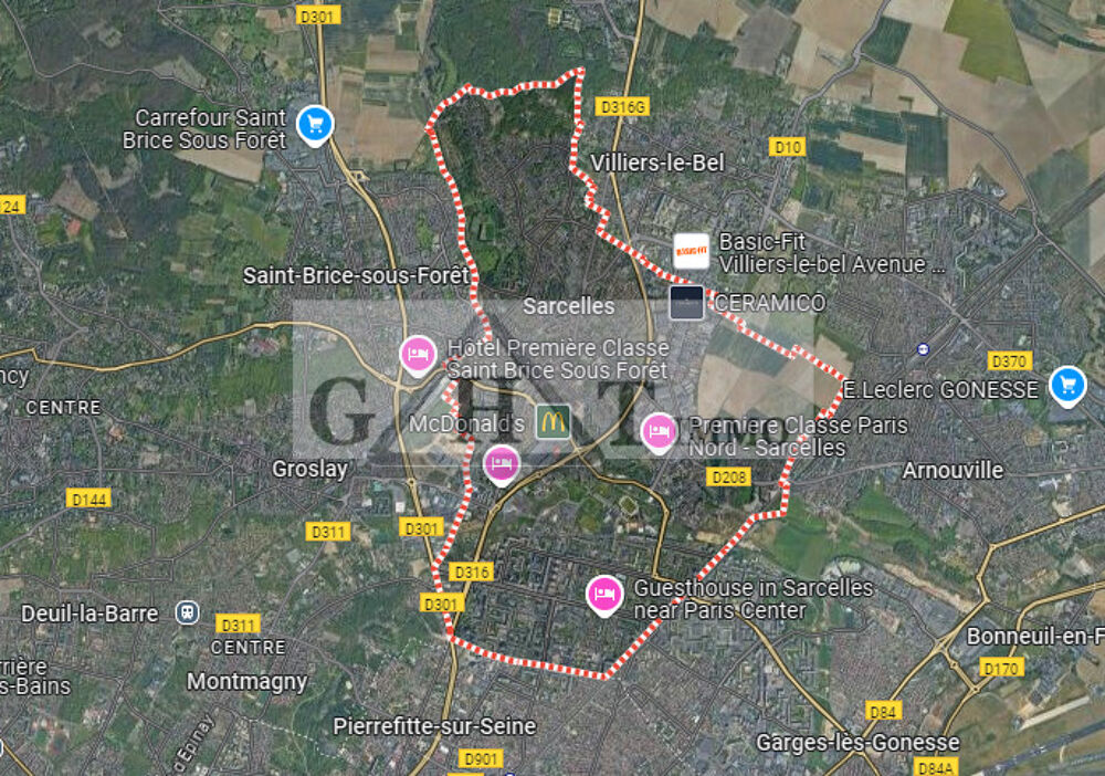 Vente Terrain Terrain de 2200 m² à vendre à SARCELLES Sarcelles