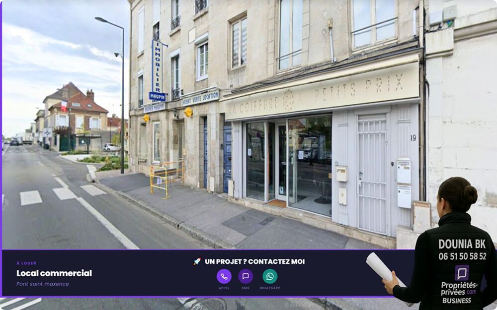   LOCAL COMMERCIAL 70 m² - EMPLACEMENT N°1 PONT-SAINTE-MAXENCE 