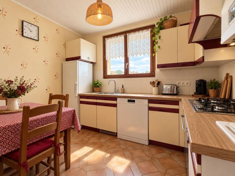 Vente Appartement LYON 8? – T5 TRAVERSANT AVEC BALCON ET VUE DÉGAGÉE Lyon 8