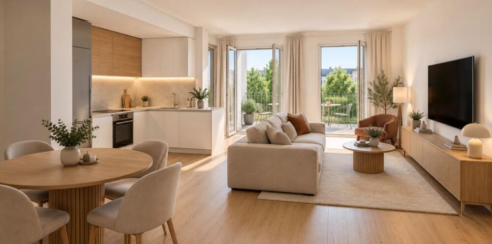 Vente Appartement SUPERBE 2 PIÈCES – MÉTRO 5 À 2 MIN À PIED – SÉJOUR D'ENVIRON 31 M² – TERRASSE Pantin
