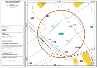  Terrain � vendre 1247 m�