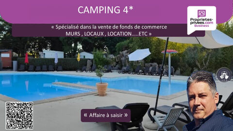   OPPORTUNITÉ INVESTISSEUR  - CAMPING 4* - SUD RHÔNE - MURS & FONDS 