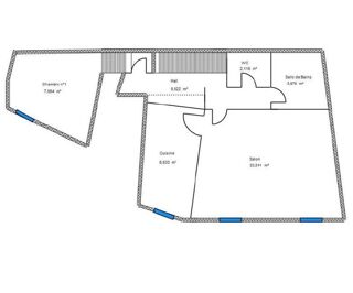  Appartement � vendre 3 pi�ces 60 m�