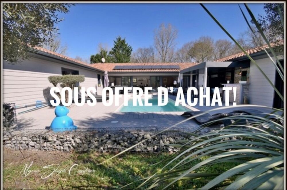 Vente Propriété/Château VILLA D'ARCHITECTE DE PLAIN-PIED de 182 m² à vendre 5 pièces SOUSTONS (40) à 500 m du lac Soustons