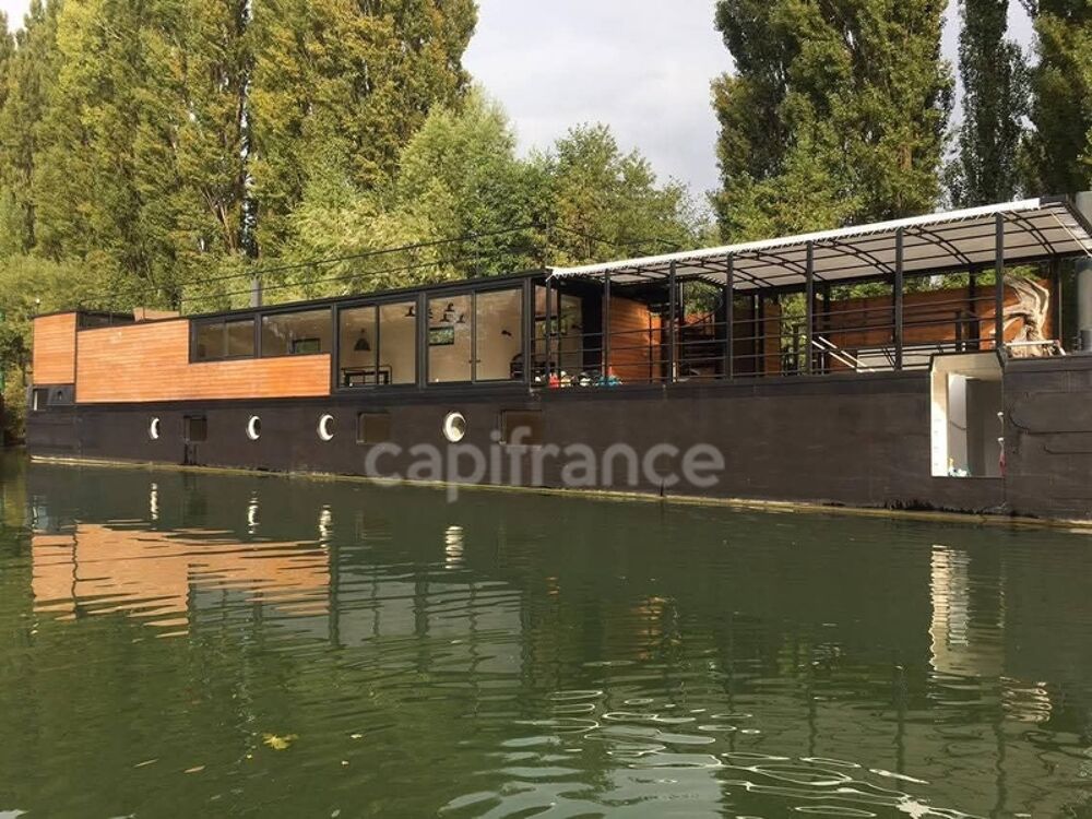 Vente Autre Péniche d'habitation 250 m² – 5 chambres – Terrasses – Fort potentiel – Auvers-sur-Oise (déplaçable) Auvers sur oise