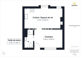  Appartement à vendre 2 pièces 26 m²