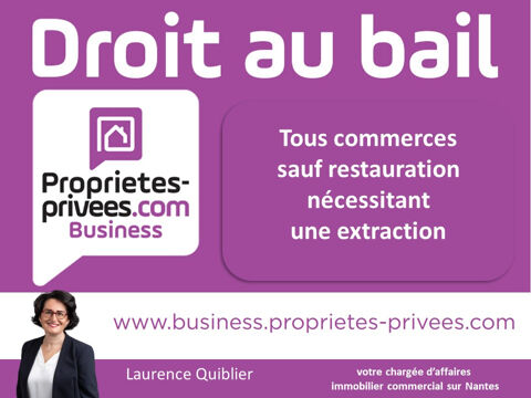   44000 NANTES - BAIL A CEDER, LOCAL  81 M²  - QUARTIER BRETAGNE 