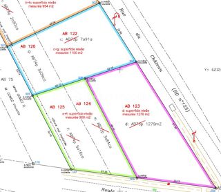  Terrain � vendre 1279 m�