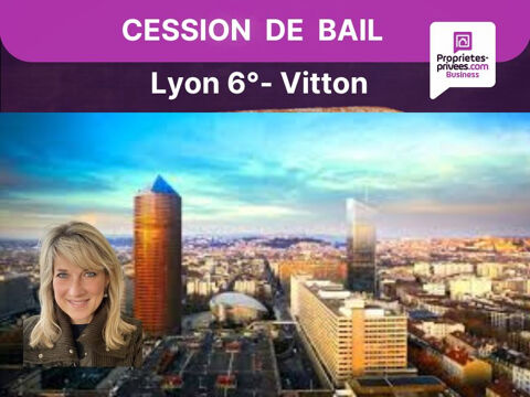 EXCLUSIVITE  LYON 69006, Cours Vitton - Droit au bail , Local commercial 28 m² 68400 69006 Lyon