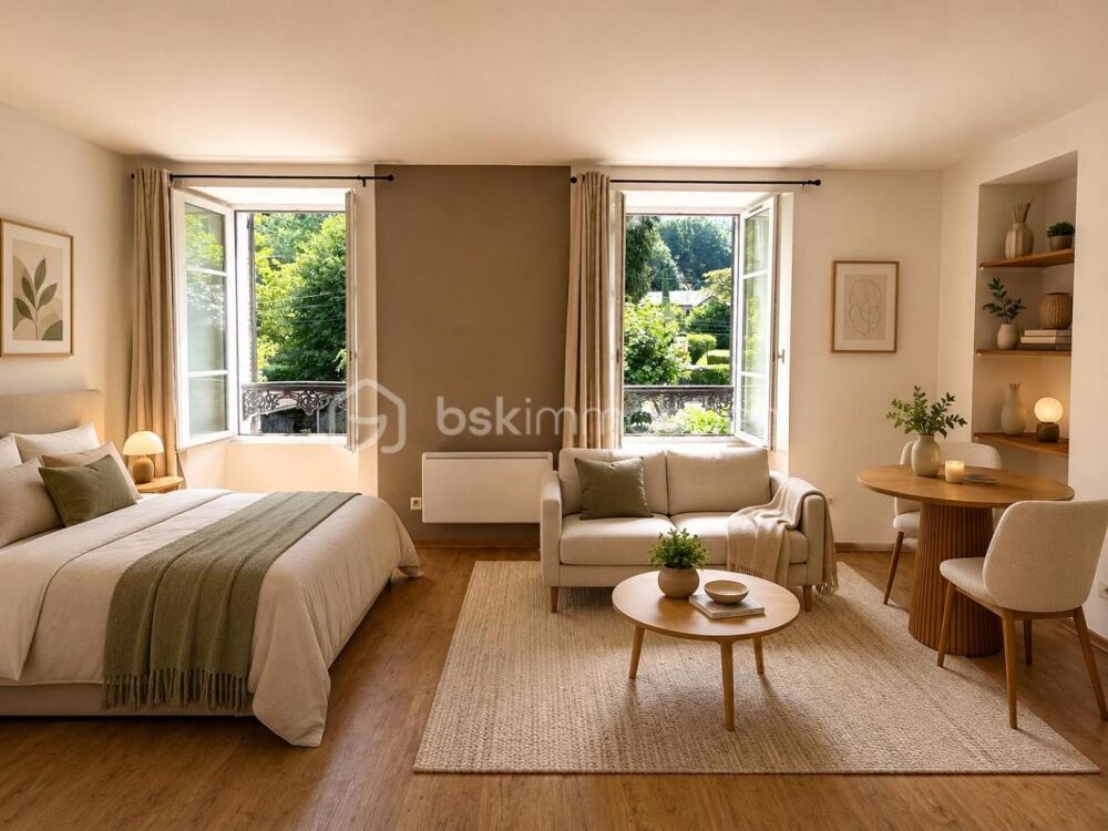 Vente Appartement Uriage les Bains - Grand studio - Vendu libre de toute occupation - 1er étage/2 Vaulnaveys le haut