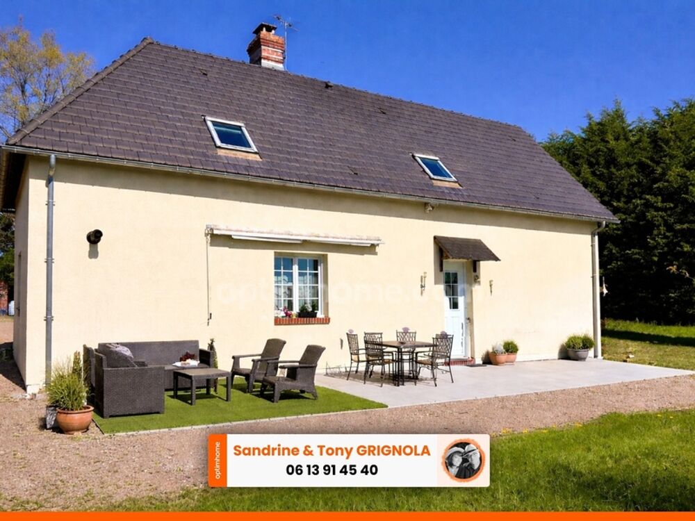 Maison à vendre - Grand séjour - 3 chambres - Garage  Terrasse avec vue dégagée - VALORBIQUET (14290)