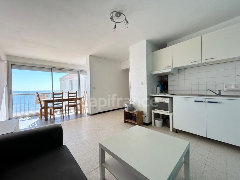 Appartement à vendre 2 pièces PALAVAS LES FLOTS (34) PREMIÈRE LIGNE  T2 TRAVERSANT  VUE MER EXCEPTIONNELLE  ACCÈS DIRECT PLAG