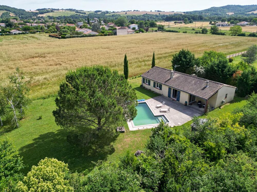 À VENDRE Villa Plain-pied T4 de 92 m2 avec piscine à Bessières - 31660
