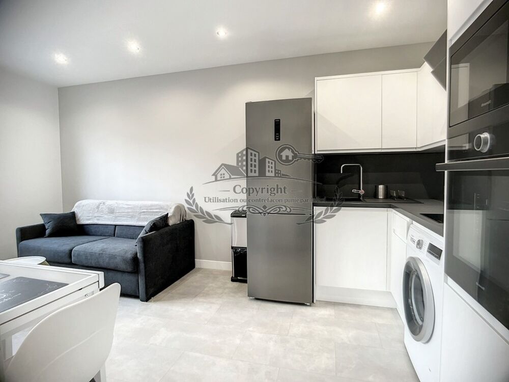 Location Appartement SPACIEUX T1 MEUBLE 28.05 m² avec espace nuit ( lit double 160 cm avec dressing) Lyon 3
