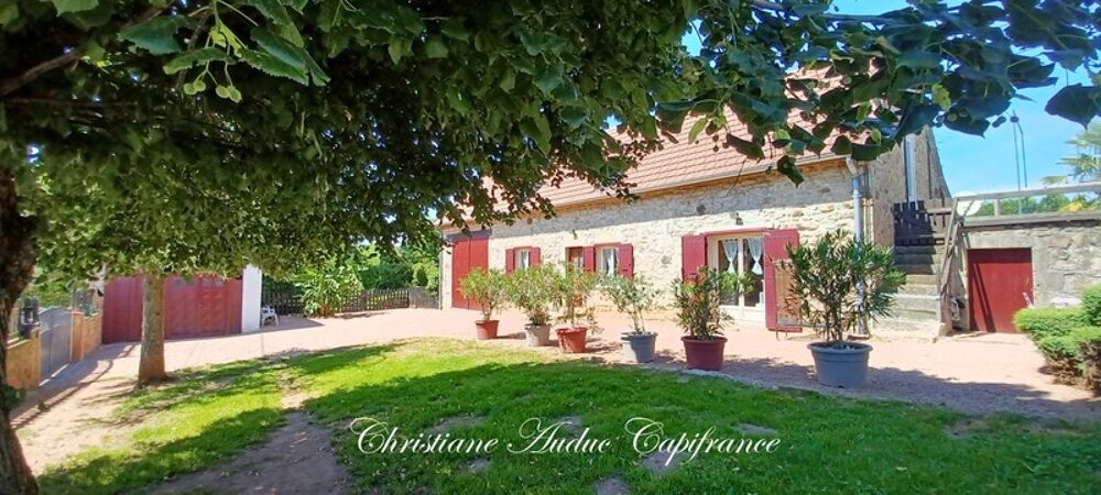 Vente Maison Charolles à 5 minutes, Maison en pierres, rénovée, de 128 m² avec grange attenante aménageable, sur terrain de 2 357 m² Vendenesse les charolles