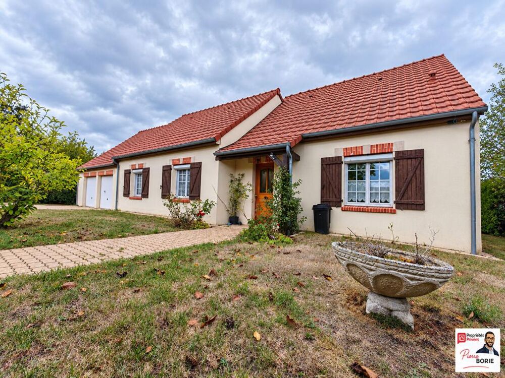 Vente Maison EXCLUSIVITÉ À COULLONS : Pavillon de plain-pied, double garage et grand jardin clos Coullons