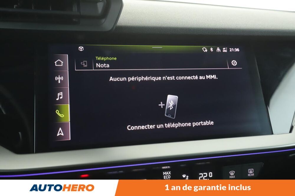 A3 40 e-tron Design Luxe S tronic 204 ch 2021 occasion 92130 Issy-les-Moulineaux