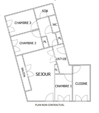  Appartement � vendre 4 pi�ces 87 m�