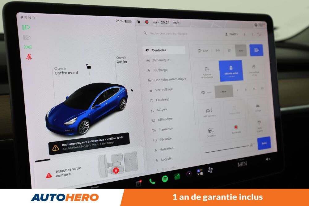 Model 3 Long Range Dual Motor AWD 75 kWh 441 ch 2020 occasion 92130 Issy-les-Moulineaux