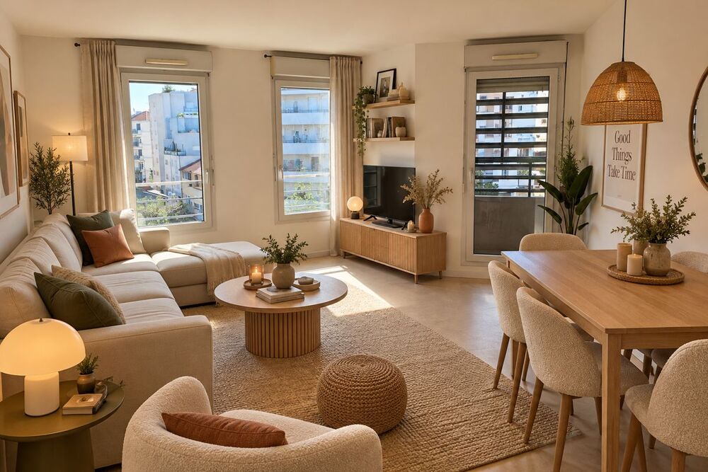 T3 de 69,3 m² à Villeurbanne au prix de vente de 169 200 €