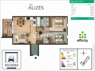  Appartement � vendre 3 pi�ces 67 m�