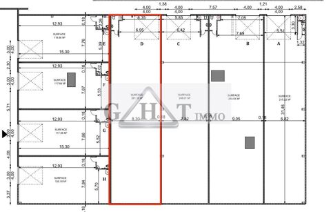   ENTREPOT 260M2  A LOUER BONDOUFLE 