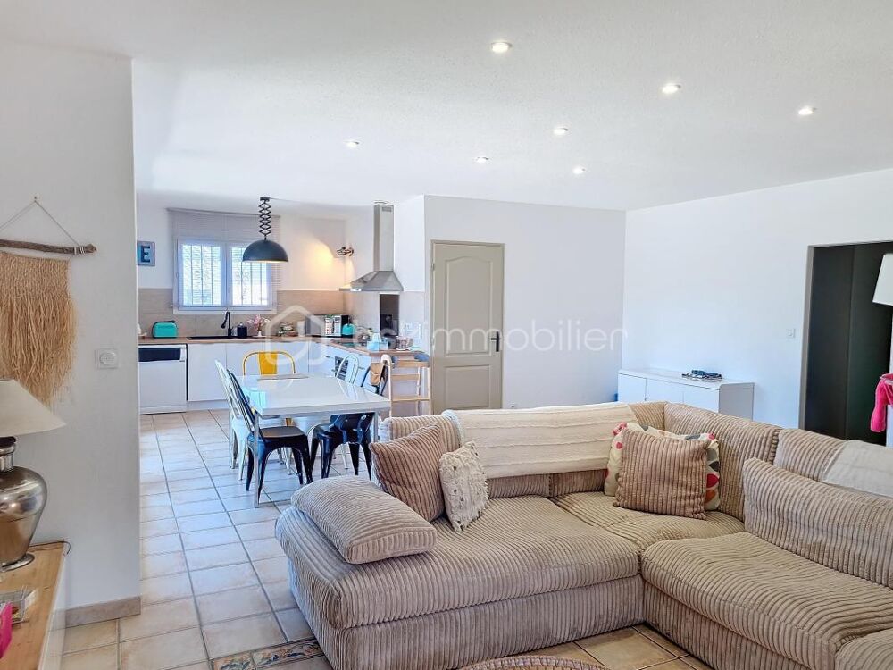 A VENDRE VILLA D EXCEPTION DE 232M2 A MILLAS  PISCINE, APPARTEMENT INDÉPENDANT SUR PARCELLE DE 1923M2