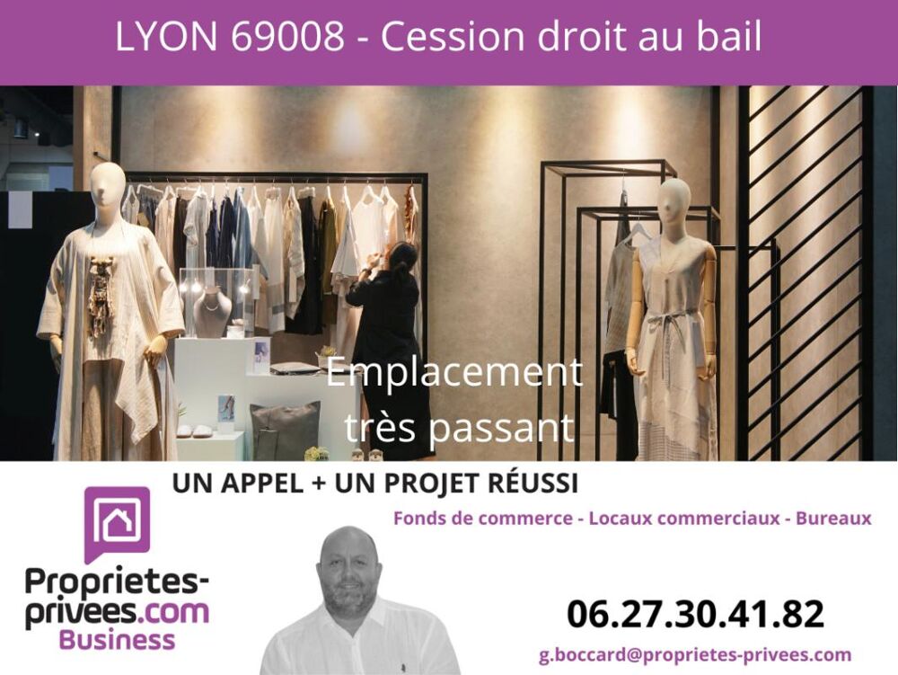   69008 LYON - CESSION DE BAIL, LOCAL COMMERCIAL 46 m2 
