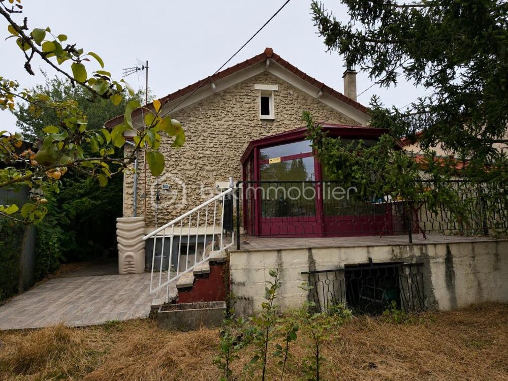 MEAUX  MAISON EN PIERRE MEULIÈRE  3 CHAMBRES  VÉRANDA  SOUS-SOL TOTAL  GARAGE