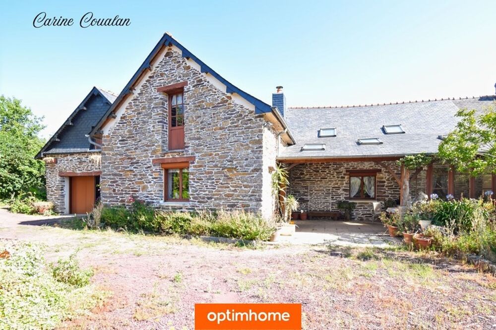 Vente Maison Long�re en pierre avec garage et hangar Bourgbarre