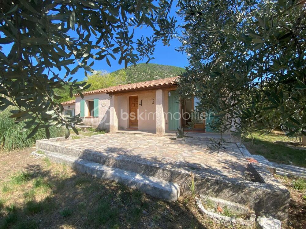 BANON (04)  Maison de plain-pied  3 chambres + pièce indépendante  Terrain clos de 1 310 m²