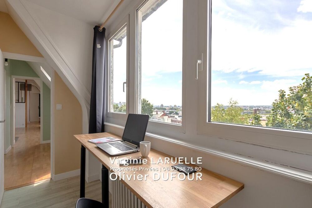 Vente Appartement Rouen ,appartement dernier étage avec vue, cave, parking et jardin commun Rouen
