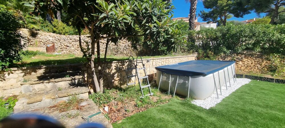 Maison plain-pied T3 Bandol avec jardin, vue mer