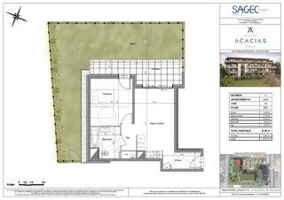  Appartement � vendre 2 pi�ces 43 m�