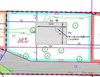  Terrain  vendre 679 m