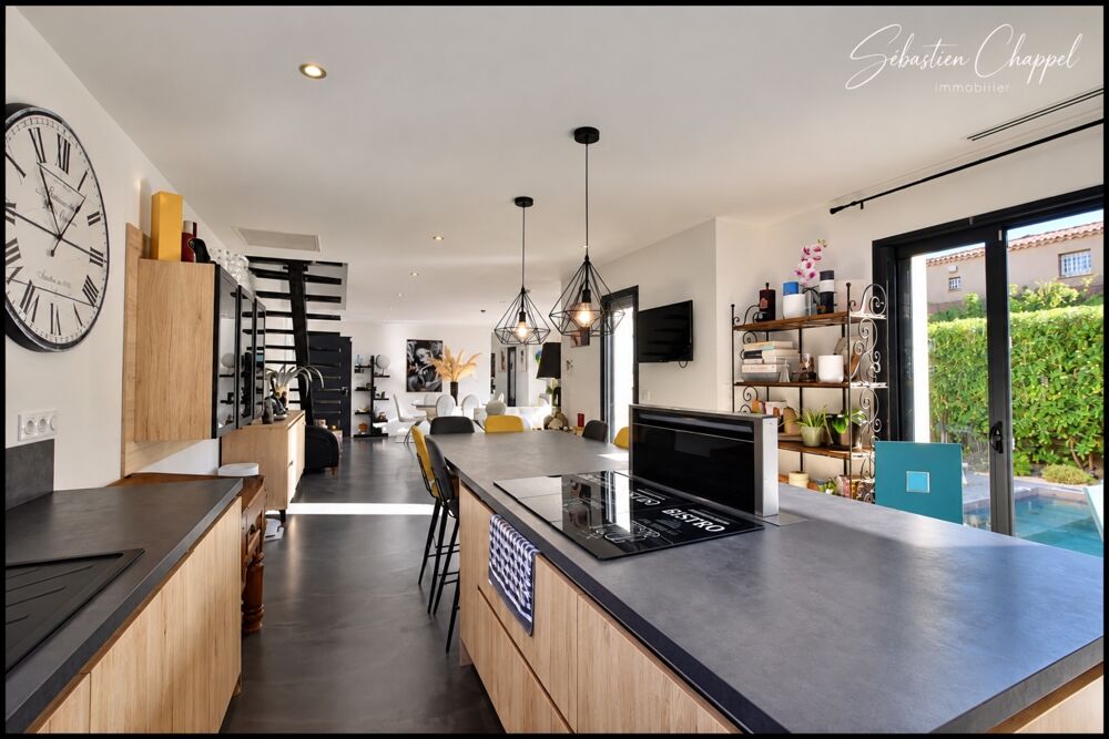 Vente Maison MONTBLANC – VILLA CONTEMPORAINE DE 2018 AVEC PISCINE ET PRESTATIONS HAUT DE GAMME Montblanc