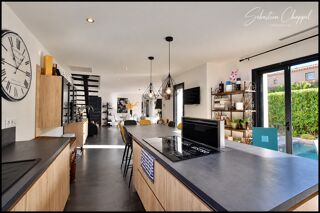 Vente Maison MONTBLANC – VILLA CONTEMPORAINE DE 2018 AVEC PISCINE ET PRESTATIONS HAUT DE GAMME Montblanc