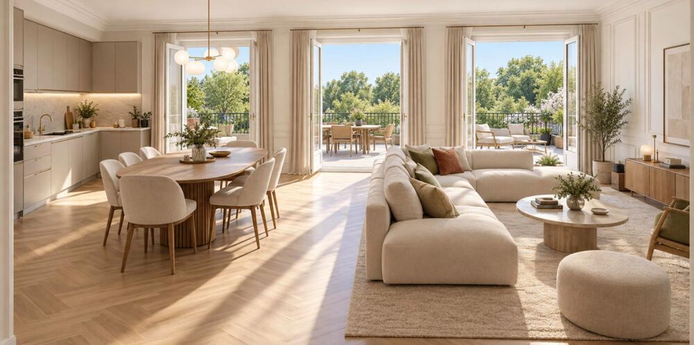 Vente Appartement EXCEPTION – 5 PIÈCES – GARE DE PUTEAUX À 6 MIN À PIED – TERRASSE D'ENVIRON 40 M² – BALCON D'ENVIRON 21 M² Puteaux