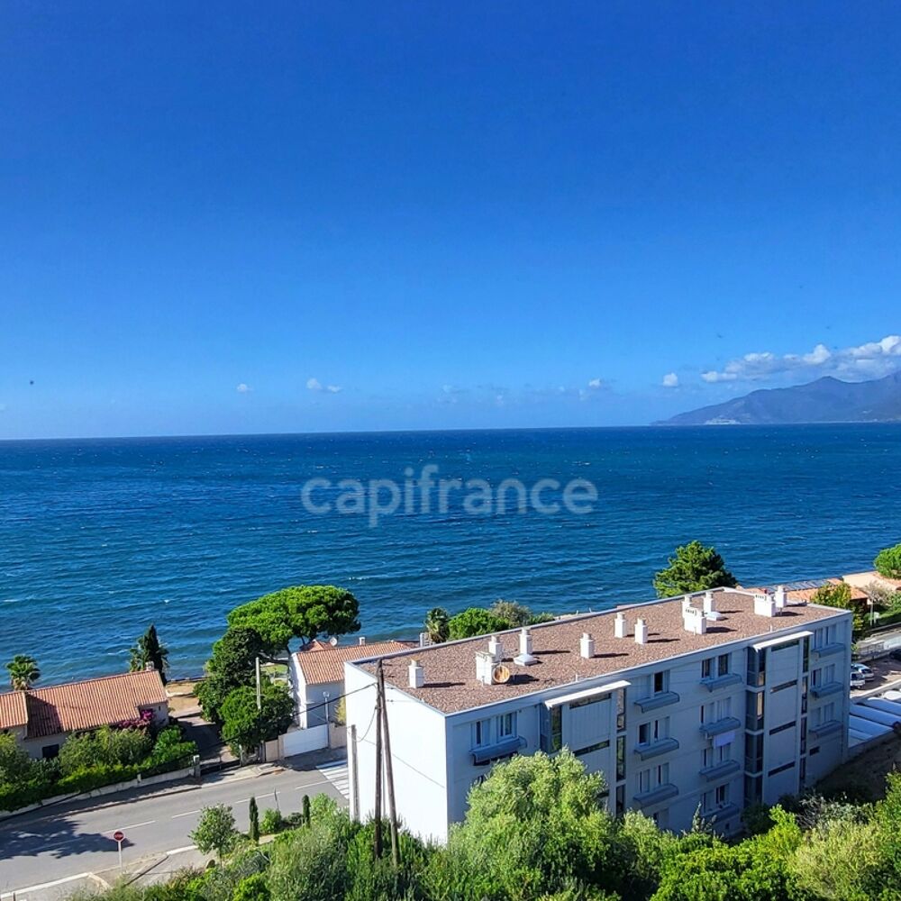 Vue mer panoramique sur le golfe de Saint-Florent  Appartement T3 avec loggia, cave et parking