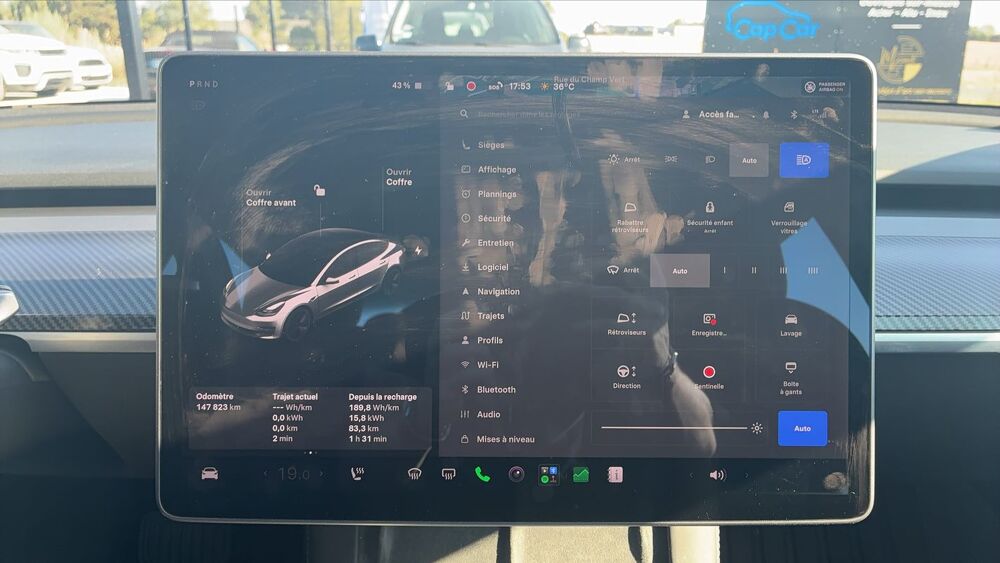 Model 3 283 RWD Standard Range Plus 2021 occasion 76230 Isneauville