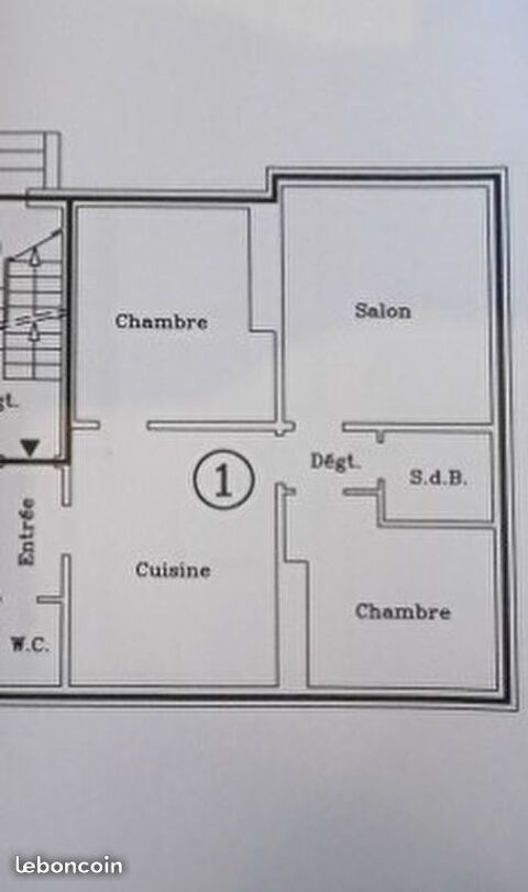  Appartement � louer 3 pi�ces 60 m�