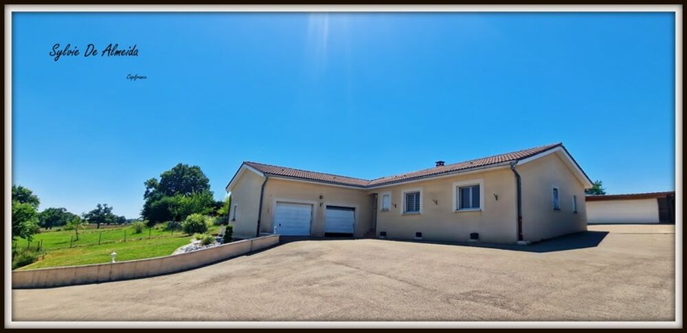 Maison à vendre, Plain pied 106 m², 5 pièces ARBIGNY (01)PONT DE VAUX,4 chambres,terrain clos 2000m²