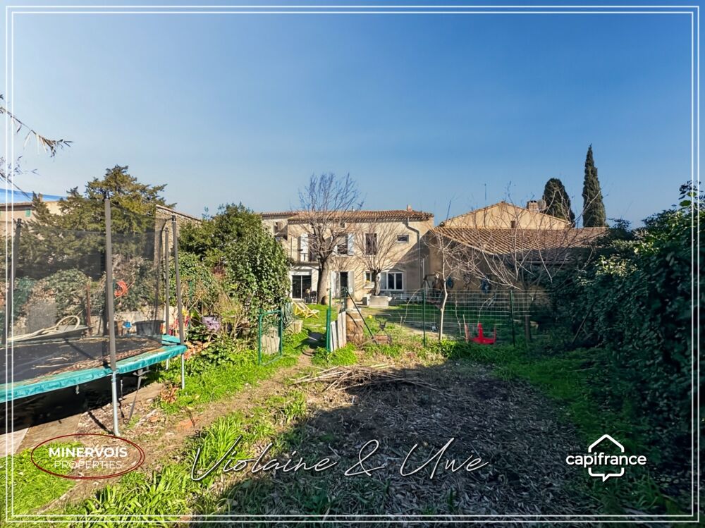 Vente Maison Maison bourgeoise de caractère avec jardin – 259 m² – Azille (Minervois) Azille