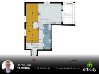  Appartement � vendre 3 pi�ces 75 m�