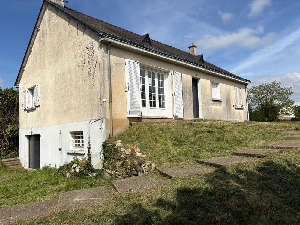 Maison avec fort potentiel , sous-sol complet et 1 800 m² de terrain constructible