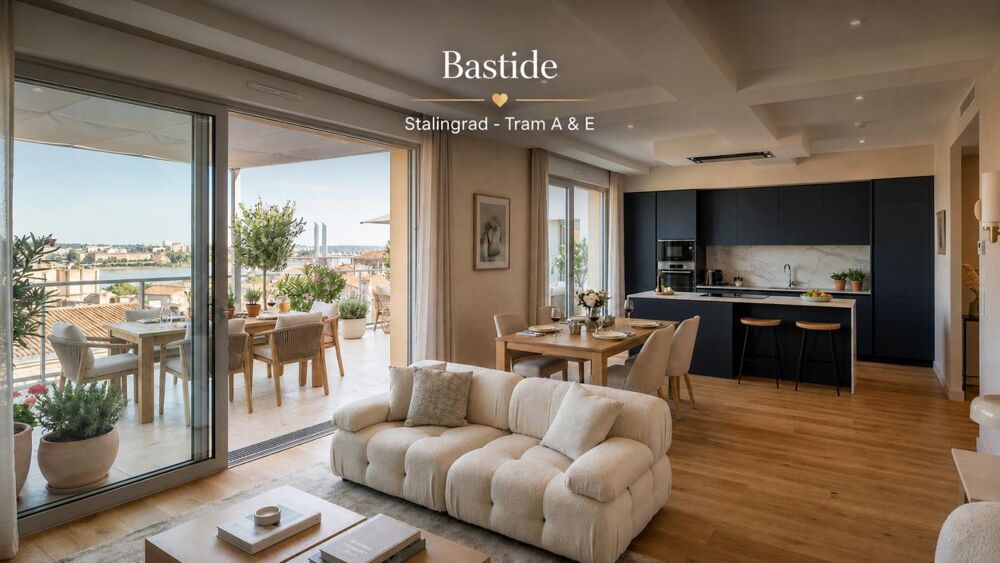 Vente Appartement BASTIDE STALINGRAD - 4 PIECES - DERNIER ETAGE - TRAVERSANT - BALCON - PARKING Bordeaux