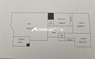  Appartement  vendre 3 pices 73 m