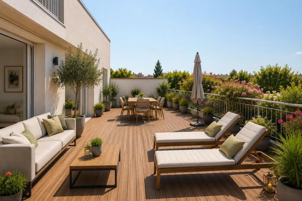 Vente Appartement RARE! T3 Grande Terrasse dans BORDEAUX avec Parking Bordeaux