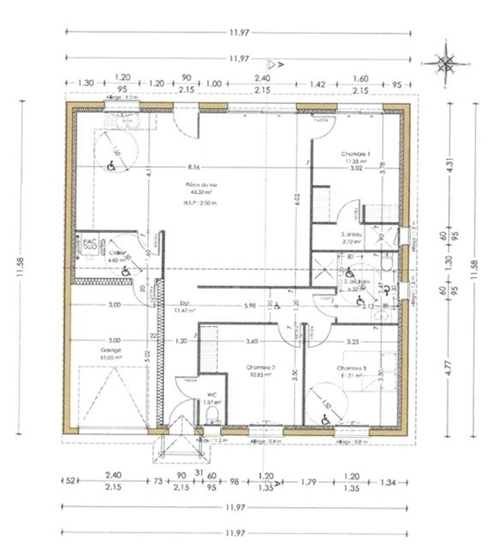 Vente Maison Maison neuve à personnaliser, 4 pièces VENSAC (33) 103.69 m2 Vensac