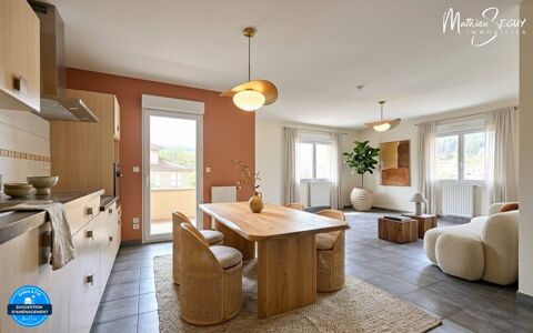   YZERON - Agr�able appartement grand T3 avec vue + stationnement dans garage ferm� Appartement - 3 pi�ce(s) - 75 m�